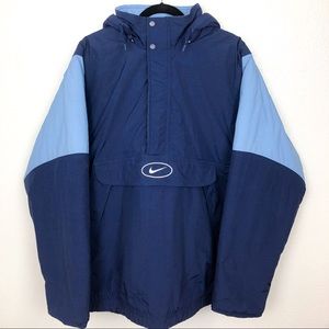 Vintage Nike Half-zip Puffer Windbreaker